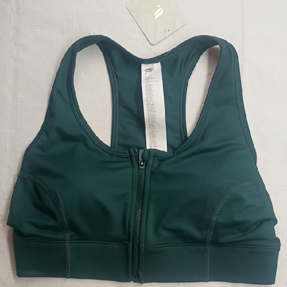 Fabletics Women's Green Sports Bra